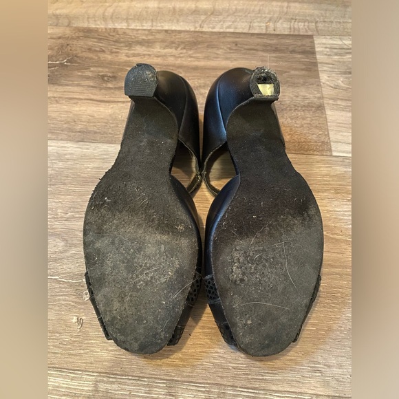 Leather Dancing Shoes size 6.5 - Picture 3 of 3